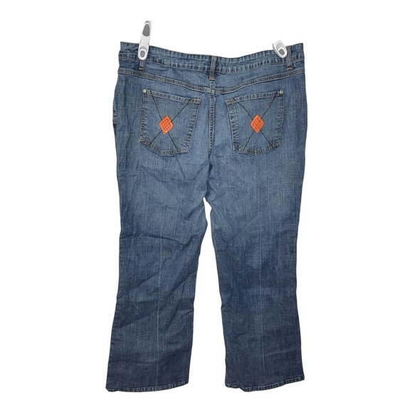 No Boundaries Juniors 21 Bootcut Denim Jeans Cotton Blend 39x30.5 90's 00's - Picture 2 of 7